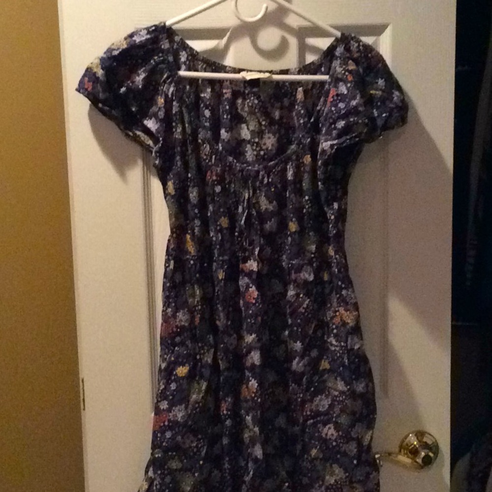 Summer dress. Flowers. Small